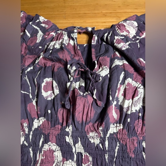 EUC Cleobella- Ellison Floral Ruffle Sleeve Dress. Size S - Picture 7 of 9